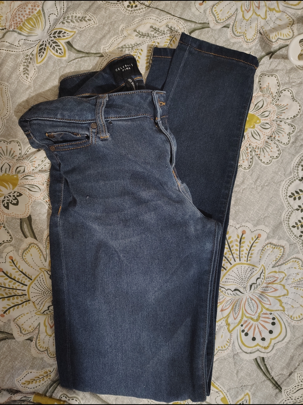 Celebrity Pink Women's Skinny Jeans in Dark Indigo
